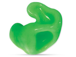 Custom molded sleeping ear plugs by Soundright Hearing Services